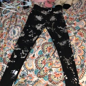 Paint splatter justice leggings!